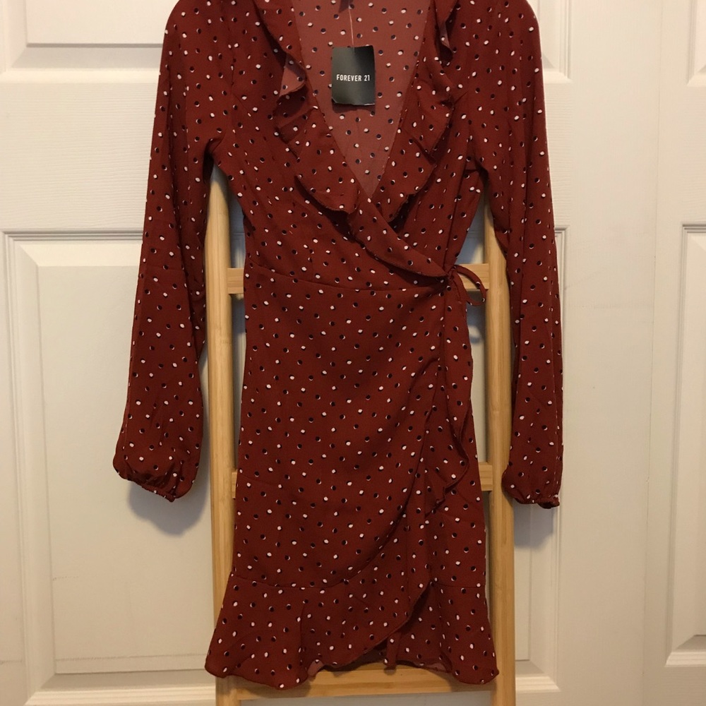 Polka Dot Wrap Dress